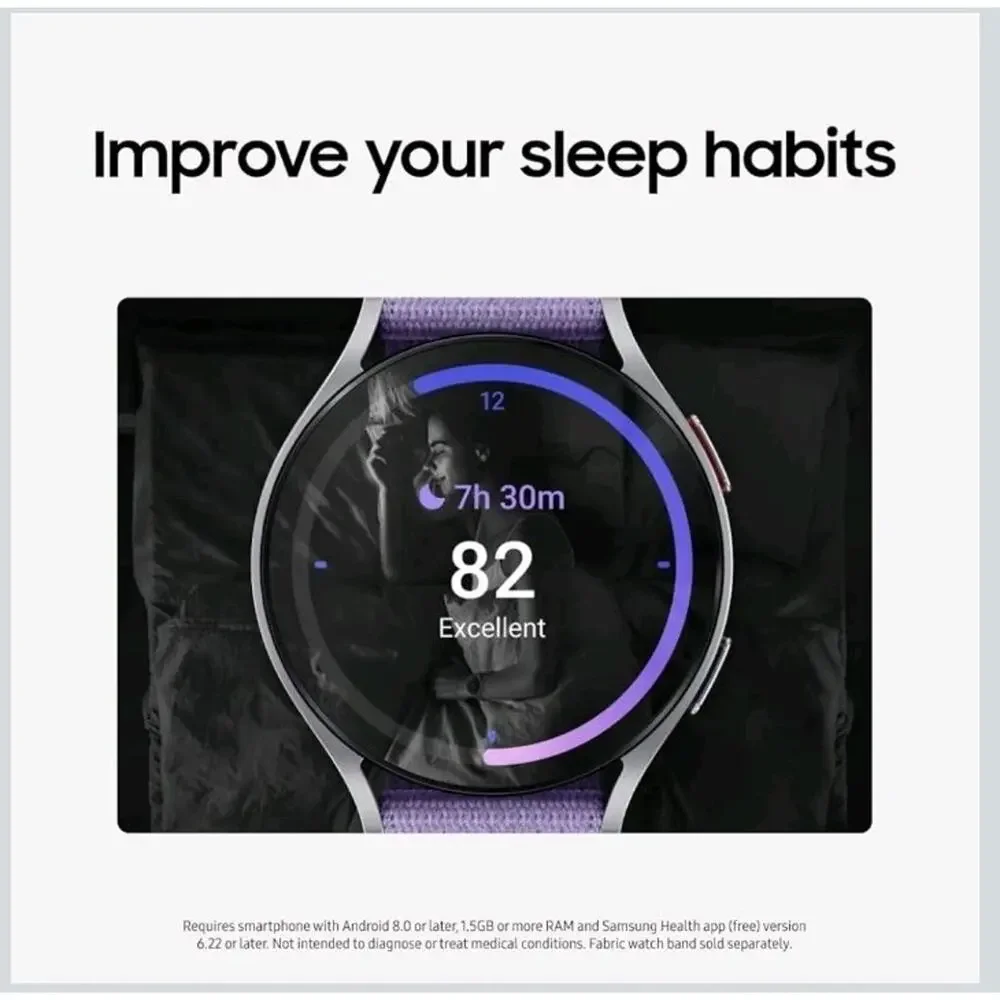 New Samsung Galaxy Watch 6 44 mm (Graphite) Bluetooth-Sealed Style BESPOKE